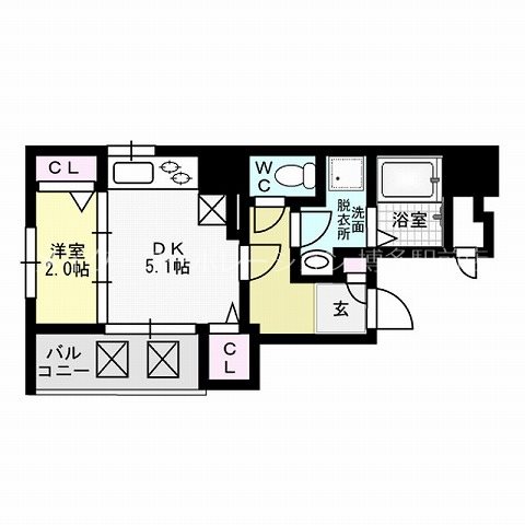 イクシオン博多 間取り