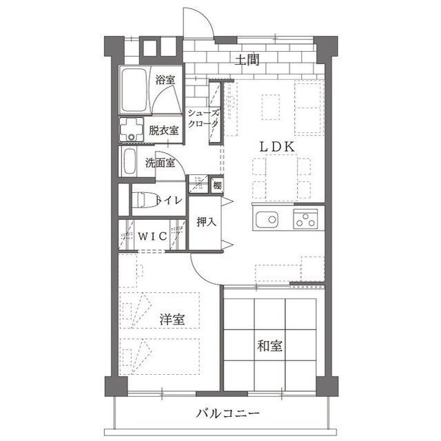 シャンボール藤崎 間取り