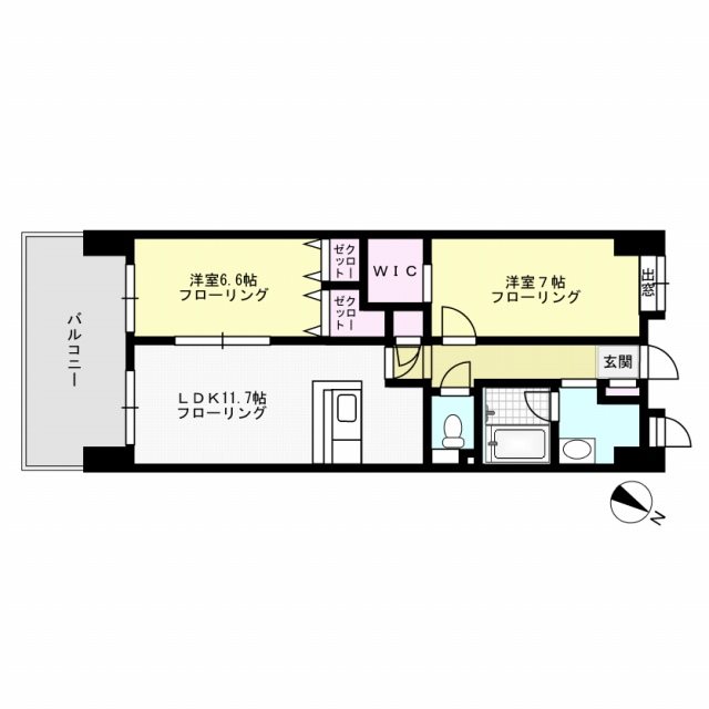 ヘスティア大濠 間取り