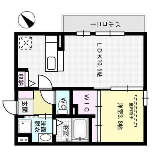 D-room博多駅南 101号室 間取り