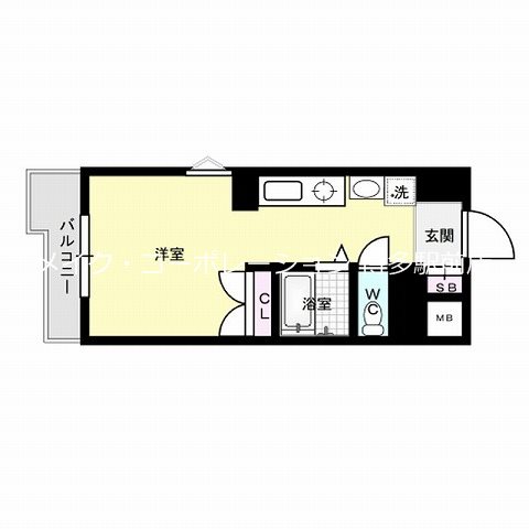 シャルマンローズ博多駅東 間取り