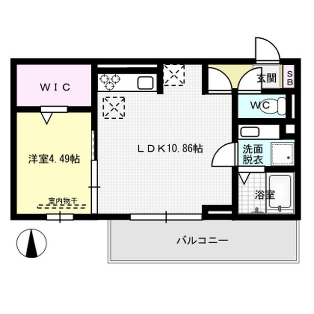 D-roomアスキム 103号室 間取り