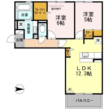 D-room笹丘 間取り