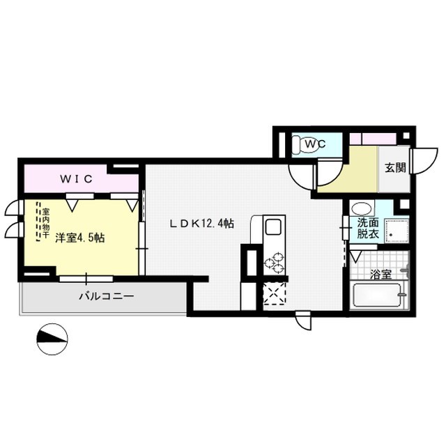 S&T Grace Square 303号室 間取り
