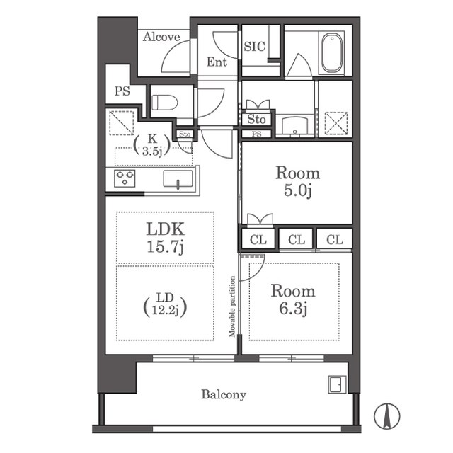 グランドメゾン大手門ザ・レジデンス 間取り