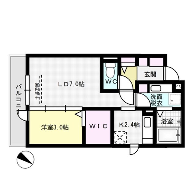 D-room大橋 間取り図