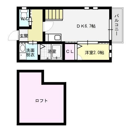 ビータス賀茂壱番館～ネット無料～  間取り