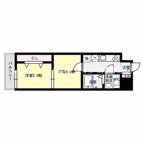 リファレンス博多駅前  間取り