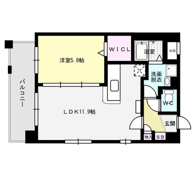 パークサイドソレイユ 301号室 間取り