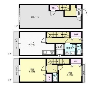アヴニールヴィラ長尾 間取り