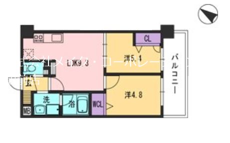 コンダクト福岡東  間取り