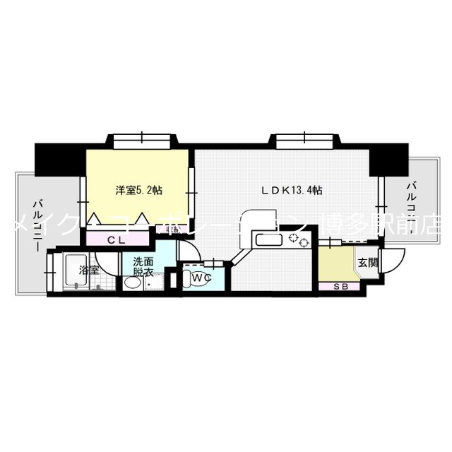コンプレートSEKIJOU 間取り