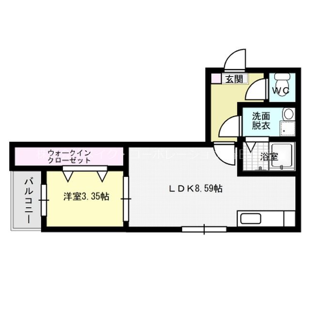 キークリスト 302号室 間取り