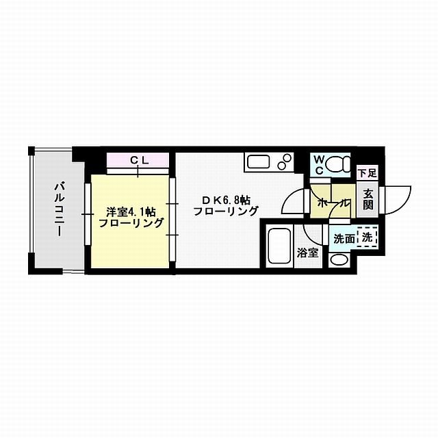 レジディア警固 間取り