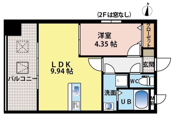BUENA　VISTA　OHORI　PARK 間取り