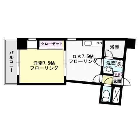 マイスフォレスト春日原 間取り図