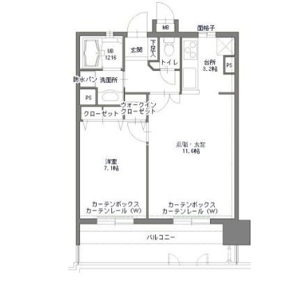 アクタス博多Ｖタワー 間取り