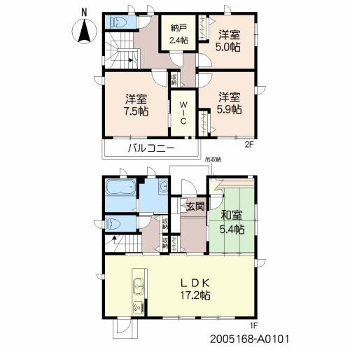 天神山1丁目戸建 間取り