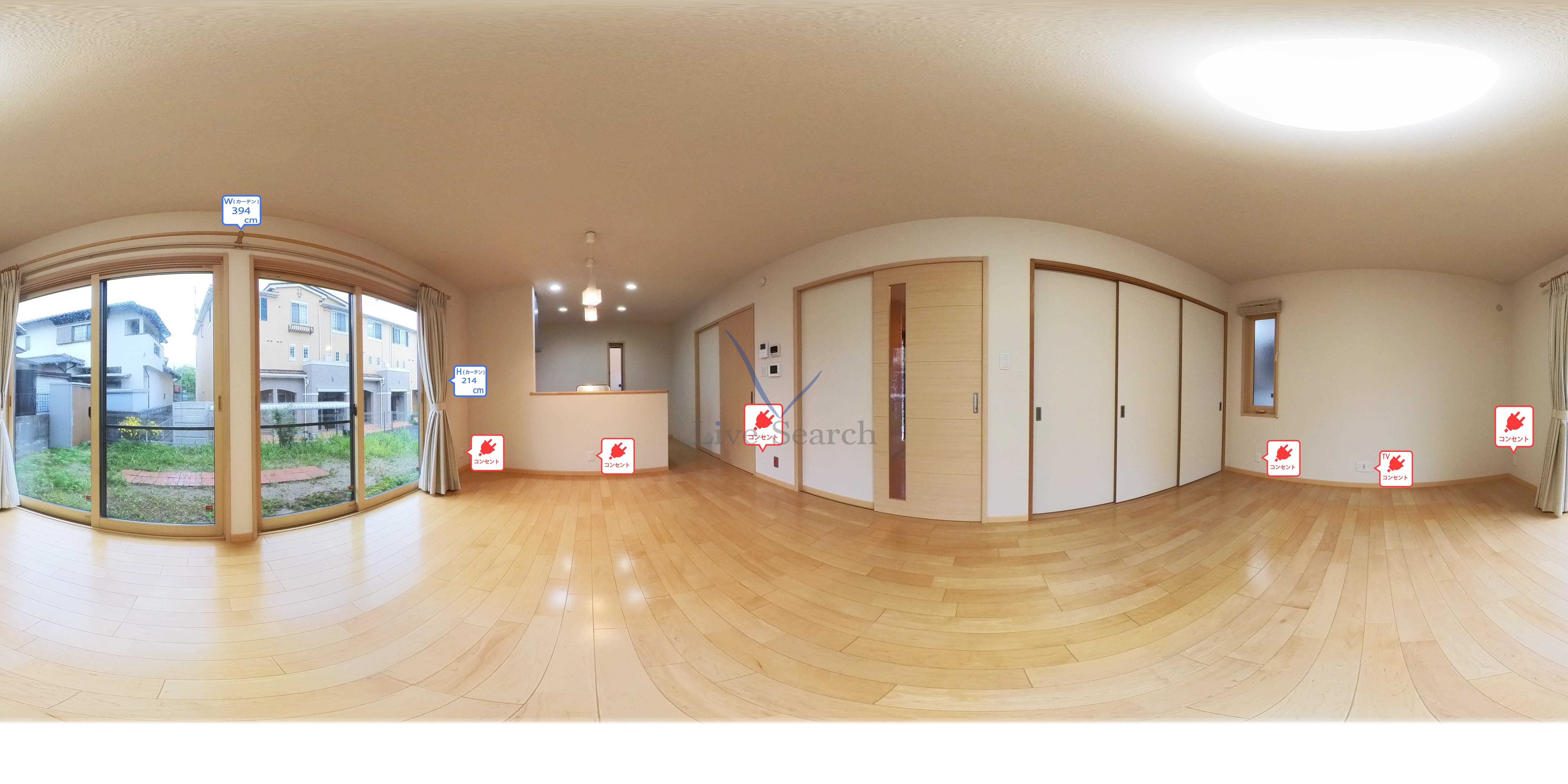 天神山1丁目戸建 リビング