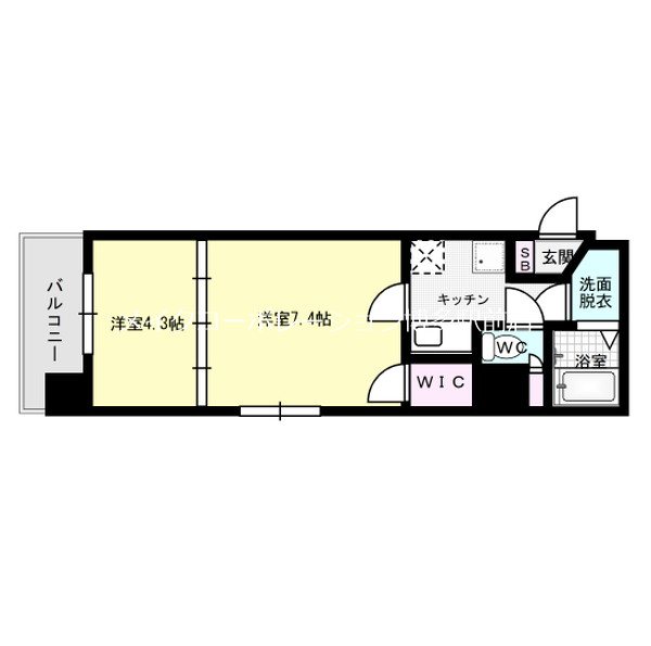ASレジデンス呉服町 間取り