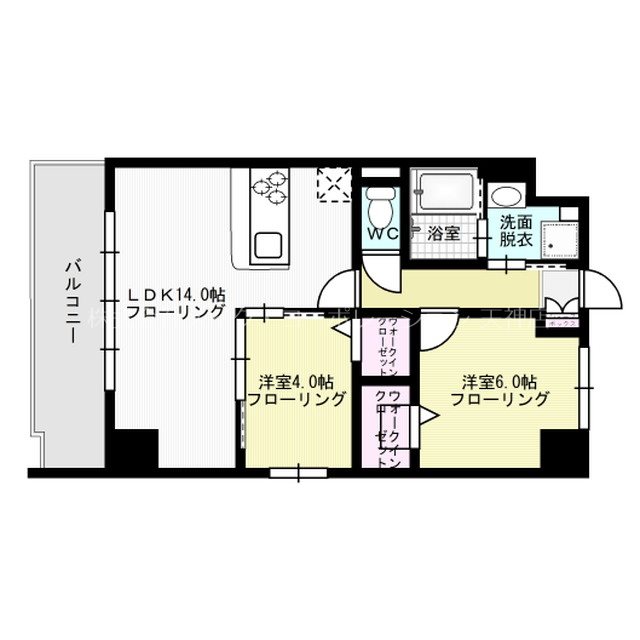 プレジール薬院テラス   間取り