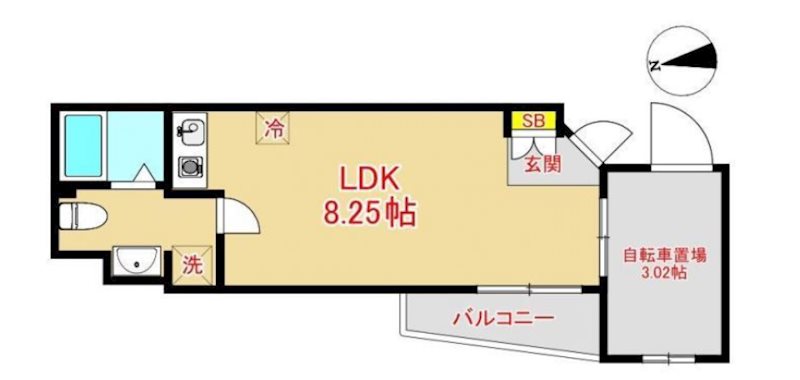 ガレット藤崎南  間取り