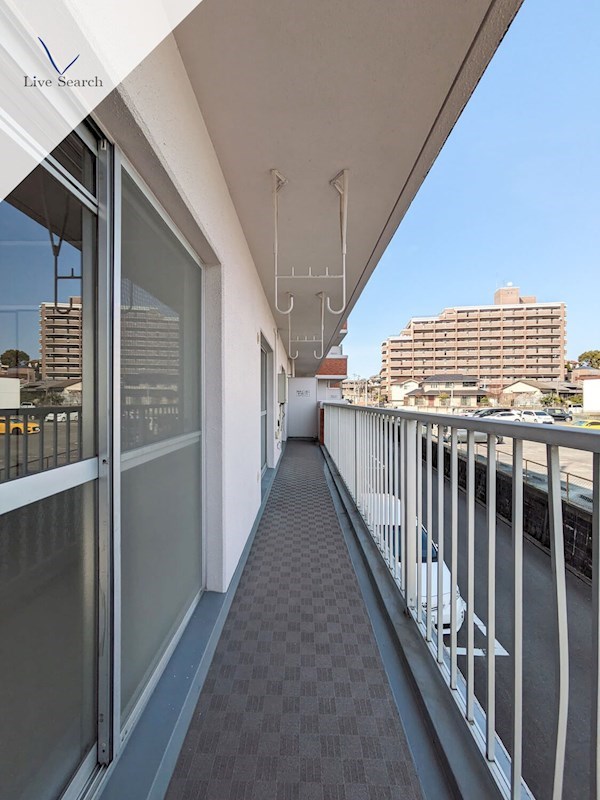 ベランダ 第3ハイタウン春日 ベランダ