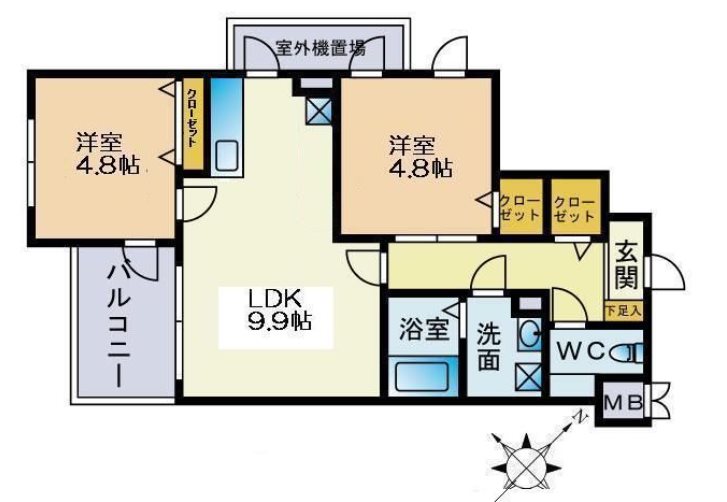 ベルメゾン高宮通り 間取り