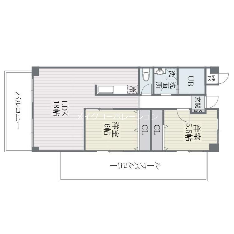 エルスタンザ別府 間取り