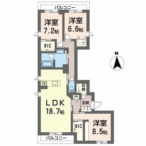 BEREO　KEGO 間取り