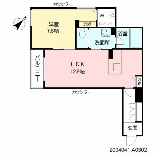 シャーメゾン大野城 302号室 間取り