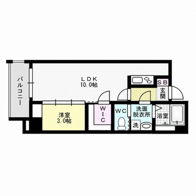 エンクレスト博多ハーモニー 間取り