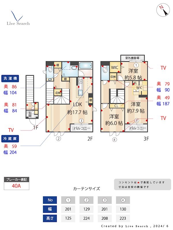 S-room曰佐 東館 201号室 間取り