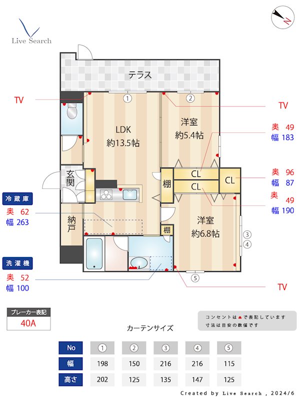 S-room曰佐 A棟 101号室 間取り