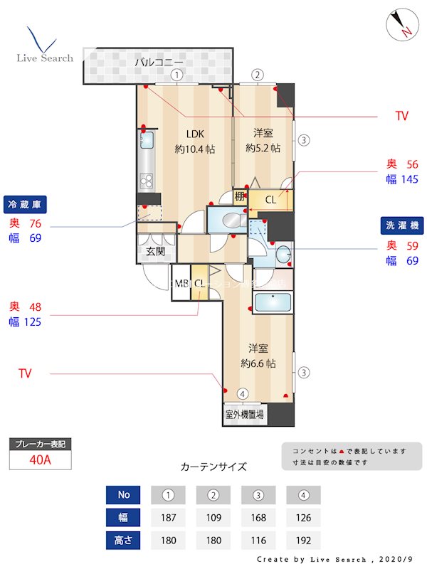 ルキシア薬院   間取り