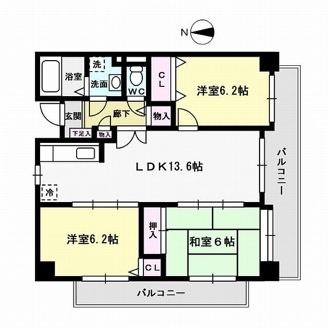 アルカンシェル25 間取り図