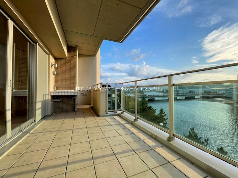 グランドメゾン百道浜Villa ベランダ