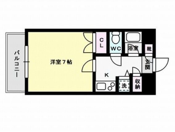 ロイヤルコンフォート荒江Ⅱ 間取り