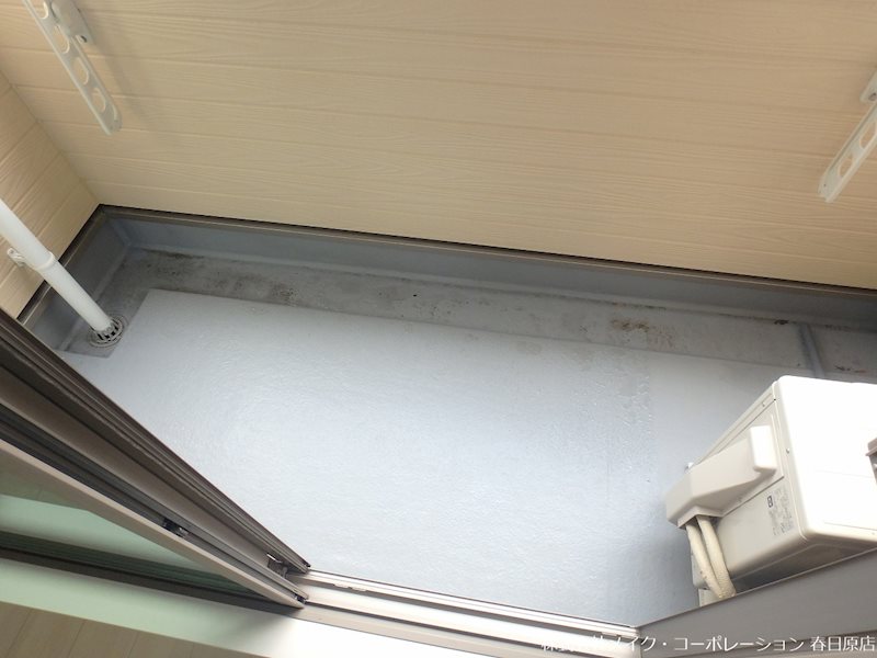 写真は同型タイプ メゾンドソレイユ ベランダ