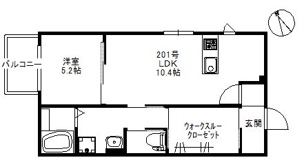 Cｈａｔｏｎ姪浜 間取り