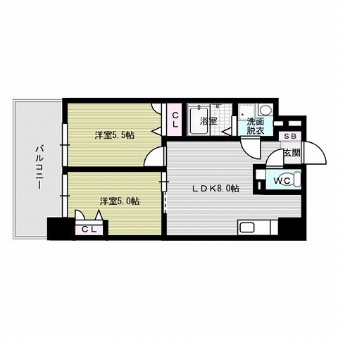 プレスタイル博多EAST  間取り