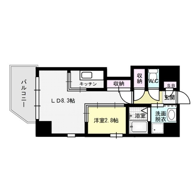 リアンシエルブルー東比恵Ⅱ 間取り