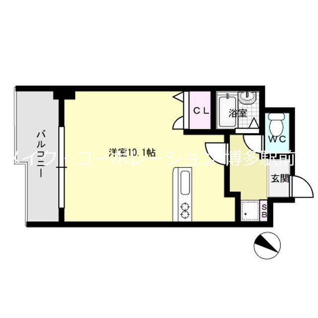エスタシオン博多 間取り