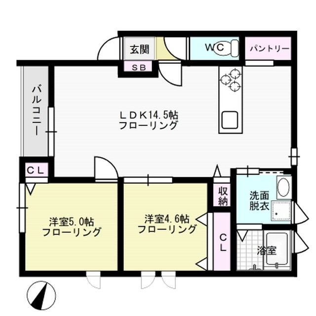 グレーシア平和 間取り