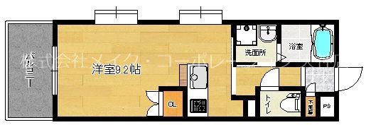 リファレンス天神  間取り
