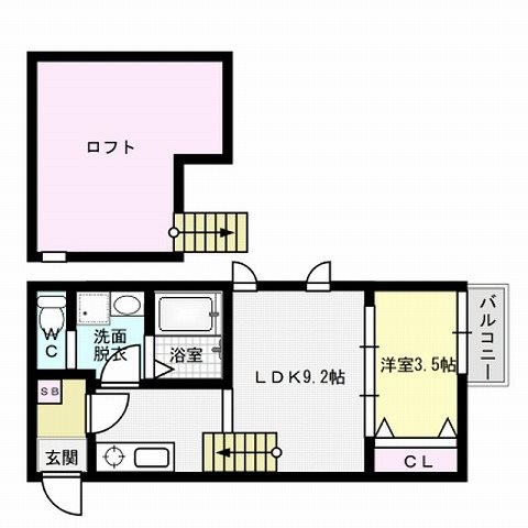 セキュリティ野芥 間取り