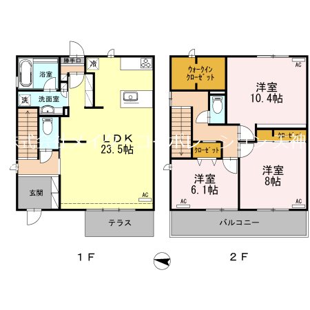 D-room桜坂 間取り