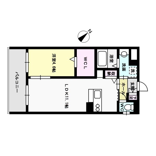 光陽マンション 302号室 間取り