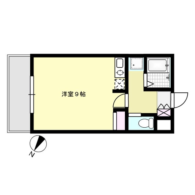 グランドステージ那珂川 502号室 間取り