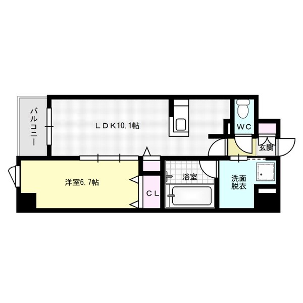 シャルマン愛知 間取り図